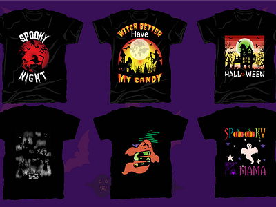 Halloween T- Shirt Design by Shipna Begum on Dribbble