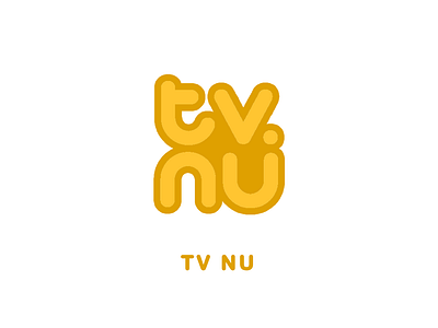Icon Design - tv nu branding design graphic design icon icon design illustration logo logo design