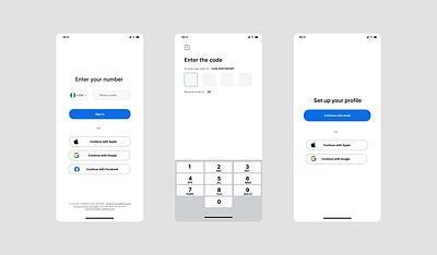 Case study: Authentication screen user interface 👨‍🎨👨‍💻🖌️ ui