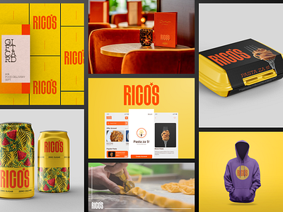 Ricos Case Study branding design graphic design logo