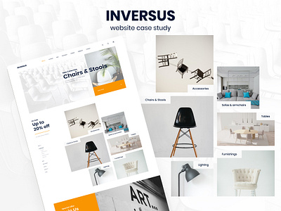 INVERSUS showcase branding design graphic design ui ux web