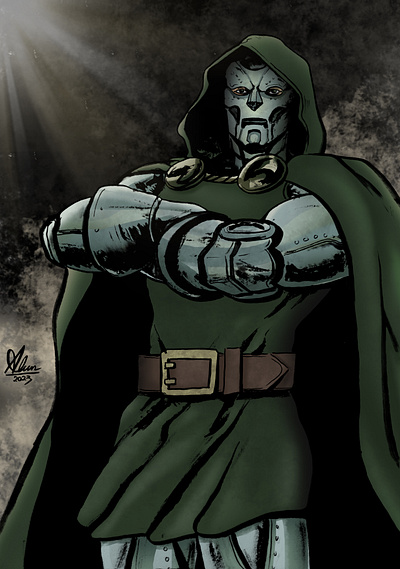 Dr Doom (Marvel Comics) arte artist artwork character illustration comic artist comic artwork comic book comic illustration comic style cover concept dibujando drawing illustration illustrator marvel marvel fanart sci fi sketch sketchbook villains