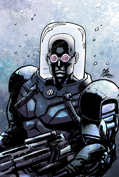 Mr Freeze (DC Comics) art project artist artwork batman batman fanart batman villains character illustration character sketch comic artist comic style dc comic design drawing fanart gotham illustration illustrator portrait sketchbook villains