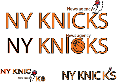 NY KNICKS branding logo