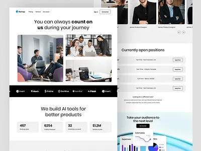 Enterprise about us landing page design about about us b2b b2c business company corporate design enterprise framer landing page saas startup team ui uxui web web design web ui webflow
