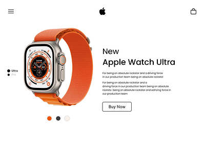 Apple watch | landing page e-commerce