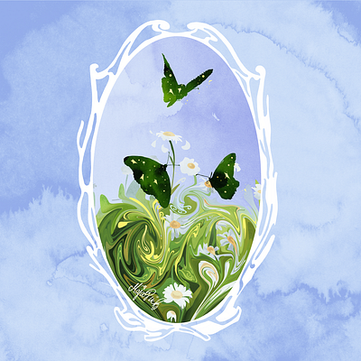 mirror twirl botanic botanical botanical art branding by maja pučko design graphic design illustration