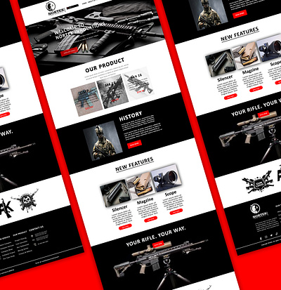 Website Design : Gun