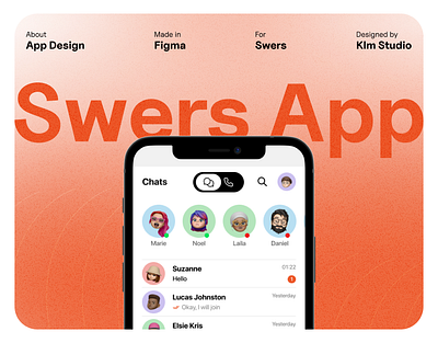 Swers - The New Revolution 3d app app design bank chat graphic design homepage ui uiux