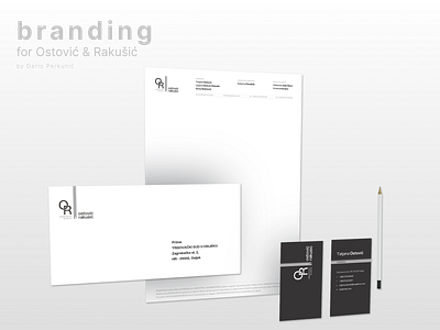Ostović&Rakušić - Rebranding branding design graphic design illustration logo typography