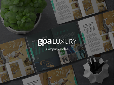 GPA LUXURY Company Profile book branding company profile graphic design magazine profile
