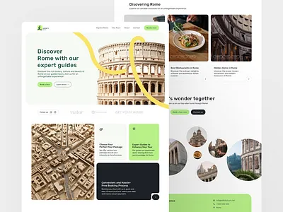 Travel Agency Homepage booking branding clean graphic design homepage landing landing page travel travel agency ui web design