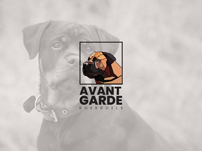 Logo Branding - AVANT GARDE branding concept design dog training institute flat illustration logo logo design mascot logo minimalist udarts udarts dubai vector