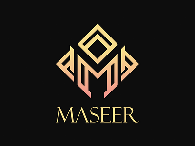 Maseer | Logo Design 3d animation app branding design graphic design illustration logo typography ui ux vector