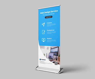 Professional Rollup Banner advertising corporate design modern print professional pullup banner roll up rollup banner rollup banner design stand banner standee x banner