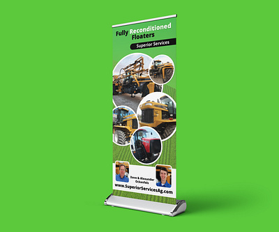 Fully Reconditioned Floaters - Superior Service Roll Up Banner banner banner ad business colorfullgraphics design graphic design logo pull up banner pull up banner design rectangular banner roll up banner roll up banner design roll up banner idea roll up banner stand roll up banner template stand banner design stand banner ideas stand banner template trade show banner 2023 trade show banner template
