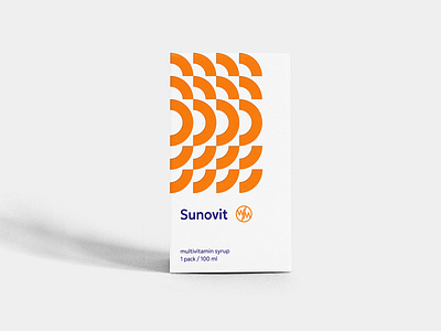 Sunovit v.2 acid design graphic design health illustration minimal package packaging parmacy pattern simple syrup typeface
