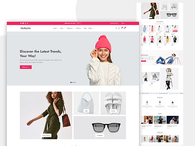 Suruchi - Multipurpose Shopify Theme OS 2.0 beauty graphic design shopify store ui ui design