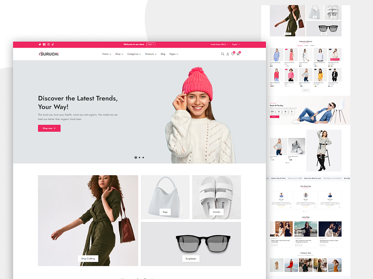 Suruchi - Multipurpose Shopify Theme OS 2.0 by Md Rimon Ali on Dribbble