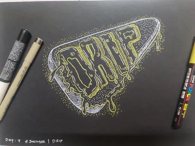 Day:7 Drip inktober inktober inktober2023