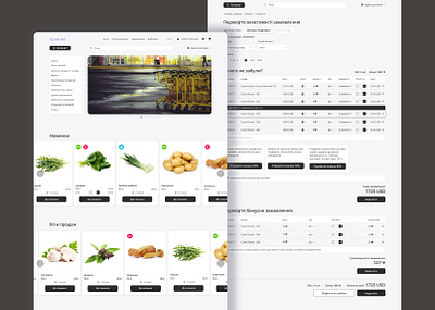 Optimarket Website design logo typography ui ux