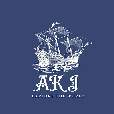 AKJ Logo branding graphic design logo