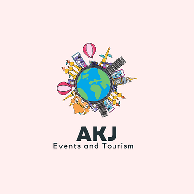 AKJ Logo branding graphic design logo