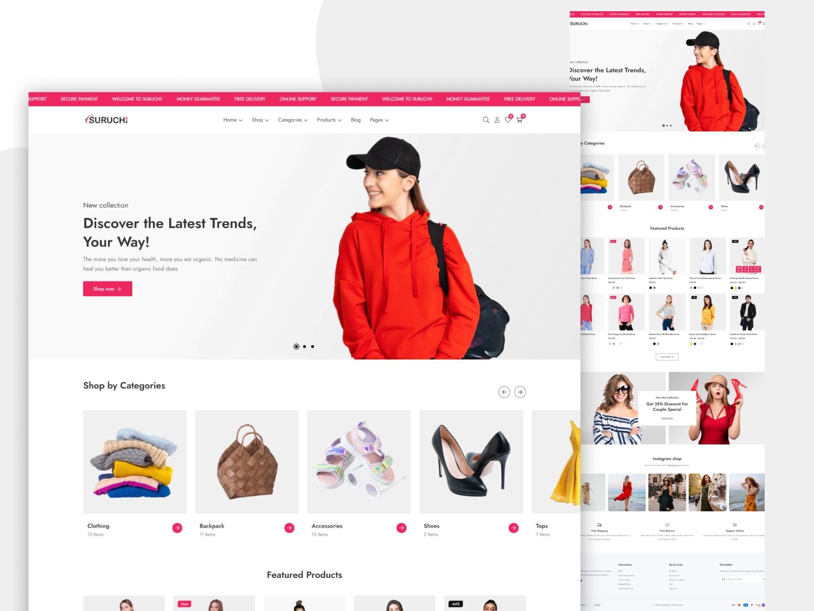 Clean Fashion Web Figma by Md Rimon Ali on Dribbble