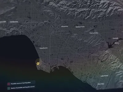 Earthquake Prediction Dashboard animation dashboard graphic design inspiration motion motion graphics safety ui vector video video animation