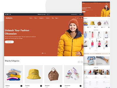 Suruchi - Multipurpose Shopify Theme OS 2.0 beauty clean clothing ecommerce electronics overlapping responsive shop shopify store thumbnail typography ui unique ux