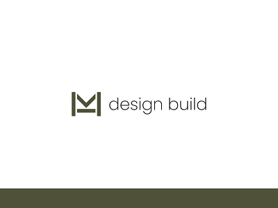Logo Design for MK Design Build modern minimalist logo