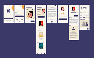 Evolving E-Read: An Interactive eBook App Exploration appdesign digitalreading ebook ebookevolution mobileui userexperience