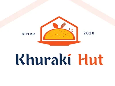 Logo design project, Khuraki Hut asad choudhary brand identity branding design food food logo graphic design hotel logo logo design muhammad asad restaurant typography vector