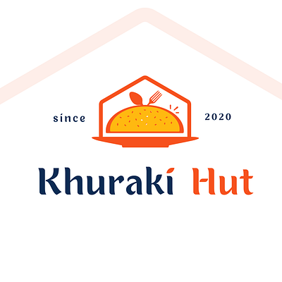 Logo design project, Khuraki Hut asad choudhary brand identity branding design food food logo graphic design hotel logo logo design muhammad asad restaurant typography vector