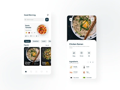 Cooking - Mobile App app application branding cooking cooking app delivery design graphic design ui uid uidesign ux uxdesign