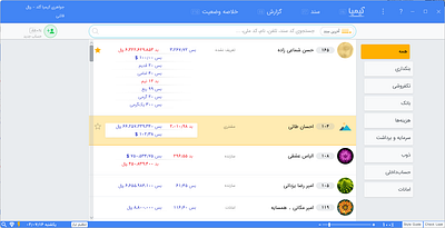 Vouchers List .net app c desktop favorite goldsmith list listitem listview page software ui ux voucher wpf xaml