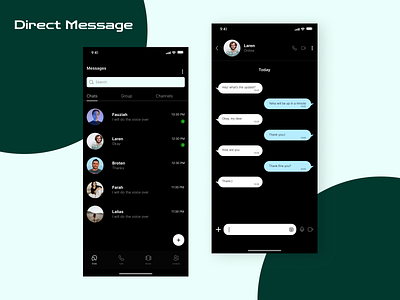 Direct Message dailyui13 dailyuidirectmessage directmessage figma message ui uiux uiuxdesigner userinterface ux webdesigner