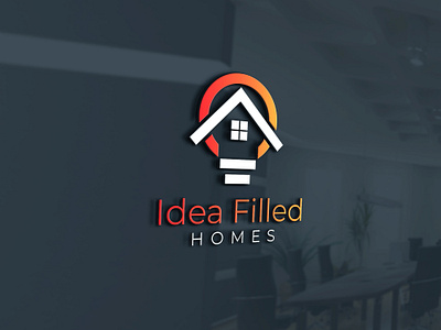 Idea Filled Homes Logo design 3d animation brand design branding graphic design logo design