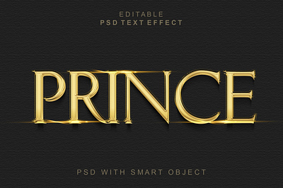 Luxury 3d text style effect shadow