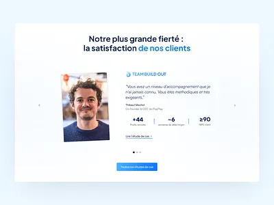 Testimonials section | Sonnar redesign animation branding gradient graphic design hr human ressources lightmode startups testimonials section ui webdesign