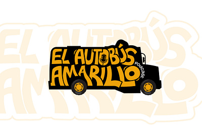 Primary Logo for El Autobus Amarillo Podcast branding content design graphic design logo