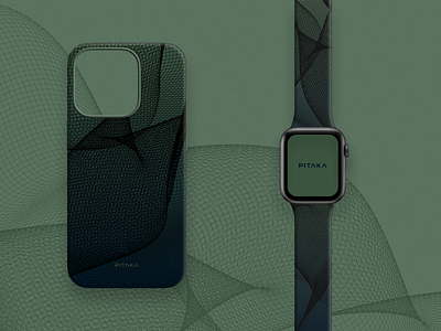Space - iPhone Case & Watch Band Pitaka apple apple watch band behance branding case create dribbble figma graphic design iphone logo pitaka strap watch