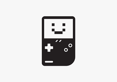 Game Console black branding console design digital editorial game icon illustration logo minimal pixel smile ui ux vector