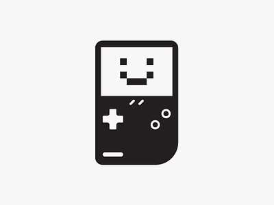 Game Console black branding console design digital editorial game icon illustration logo minimal pixel smile ui ux vector