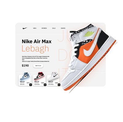 Nike Air Max : Landing Page