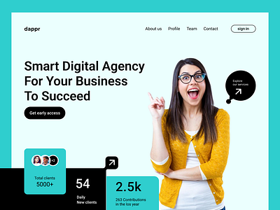 Digital Agency : Landing Page