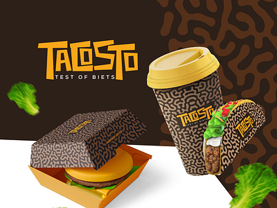 "Tacosto" Full branding design brand identity branding fast food logo fastfood graphic design logo logo design idea logo idea modern logo 2024 motion graphics playfull resturent resturent logo type face typography wordmark wordmark logo