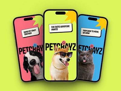 PetCrayz - Pet Community App animation branding cats community community app design dogs ios mobile app mobile ui motion motion design motion graphics pet owner pets pets app ui ui design ux vibrant