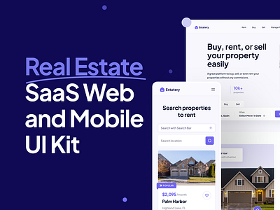 Real State SaaS Web & Mobile App adobe xd appdesign ecommerce elementor figma framer mobile app property reactjs real estate saas typescript web app web design woocommerce