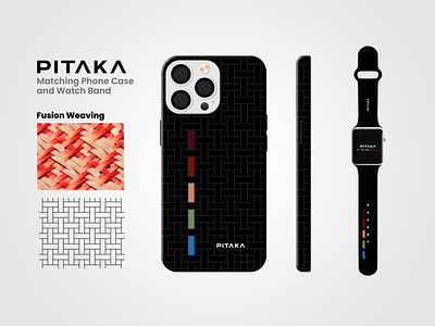 PITAKA: Apple iPhone and Apple Watch Matching Case apple watch bilawal hassan contest graphic design iphone iphone 15 pro logo matching case matching covers pitaka